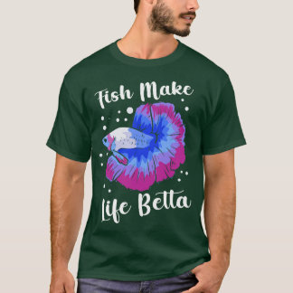 Betta vissen Siamese vechtvissen Betta Splendens T-shirt