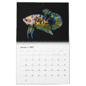 Bettafish 2027 kalender (Jan 2027)
