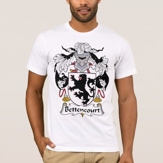 Bettencourt Family Crest T-shirt (Voorkant)