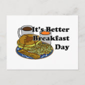 Better Breakfast Day Briefkaart (Voorkant)
