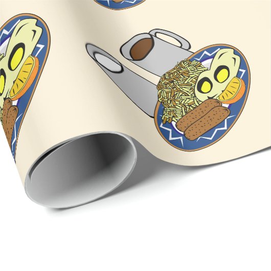 Better Breakfast Month - Eggs Cadeaupapier (Rol Hoek)