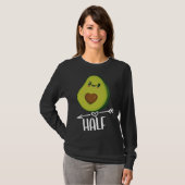 Better Half Couple Sliced Avocado  Valentine s Day T-shirt (Voorkant volledig)