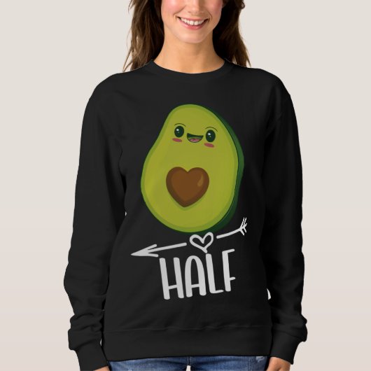 Better Half Couple Sliced Avocado  Valentine s Day Trui (Voorkant)