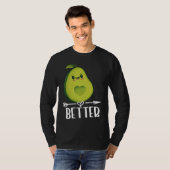 Better Half Couple Sliced Avocado  Valentine's Day T-shirt (Voorkant volledig)