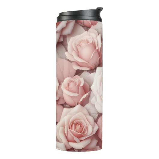Better in Pink Roses Thermosbeker (Gedraaid links)