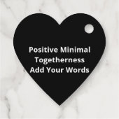 Better Off Together Quote Positive Minimal Design  Bedankjes Labels (Achterkant)