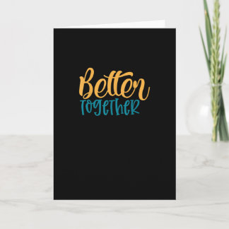 Better Off Together Quote Positive Minimal Design  Kaart