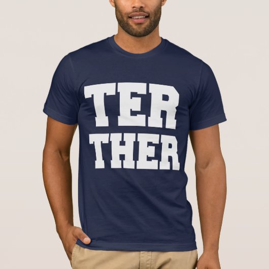 BETTER SAMEN RECHTS - WIT -.png T-shirt (Voorkant)
