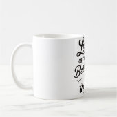 Better Things Mug — Let Go of the Past Quote Coffe Koffiemok (Links)