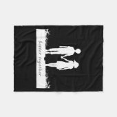 Better Together Bf And Gf Holding Hands  Fleece Deken (Voorkant (Horizontaal))