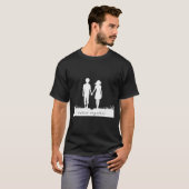 Better Together Bf And Gf Holding Hands  T-shirt (Voorkant volledig)