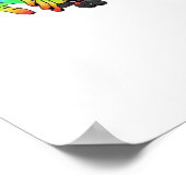 Better Together Black Clean Minimal Design  Poster (Hoek)