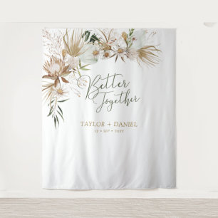 Better Together   Boho Boheemse Trouwdecoratie Wandkleed