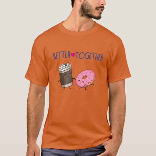 Better Together Cafe Donuts T-shirt (Voorkant)