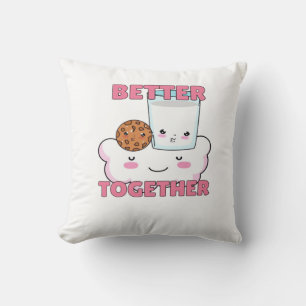 Better Together Chocolate Chip Cookie en Melk Pla Kussen