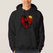 Better Together  Couple holding hands  Palm Tree & Hoodie (Voorkant)