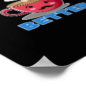 Better Together Couple Valentines Day Romantic Sty Poster (Hoek)