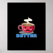 Better Together Couple Valentines Day Romantic Sty Poster (Voorkant)