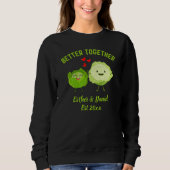 BETTER TOGETHER Cute Cabbage Valentine Couples Trui (Voorkant)