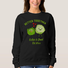 BETTER TOGETHER Cute Cabbage Valentine Couples Trui