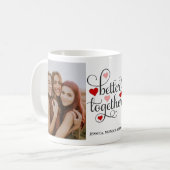 "Better Together" Foto Mok (Voorkant links)