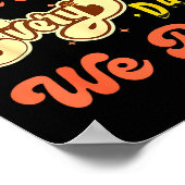 Better Together Funny Insrational Quote Colorful G Poster (Hoek)