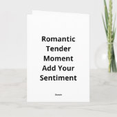 Better Together Kissing Romantic Design Kaart (Achterkant)