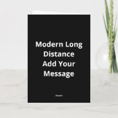 Better Together Long Distance Relationship Modern  Kaart (Achterkant)