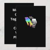 Better Together Minimal Design  Feestdagenkaart (Voorkant / Achterkant)