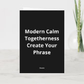 Better Together Minimal Design  Kaart (Achterkant)