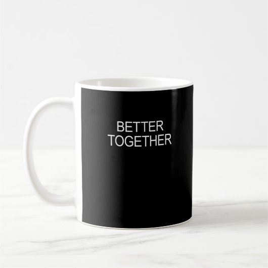 Better Together Minimal Design  Koffiemok (Links)