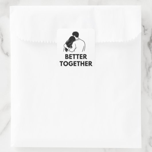Better Together Minimal Sticker (Tas)