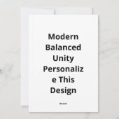 Better Together Modern Aesthetic  Feestdagenkaart (Achterkant)
