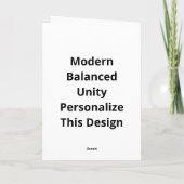Better Together Modern Aesthetic  Kaart (Achterkant)
