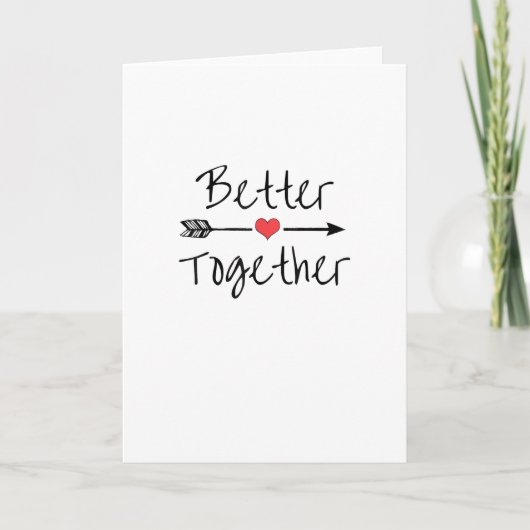 Better Together Modern Aesthetic  Kaart (Voorkant)
