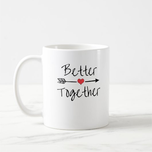 Better Together Modern Aesthetic Koffiemok (Links)