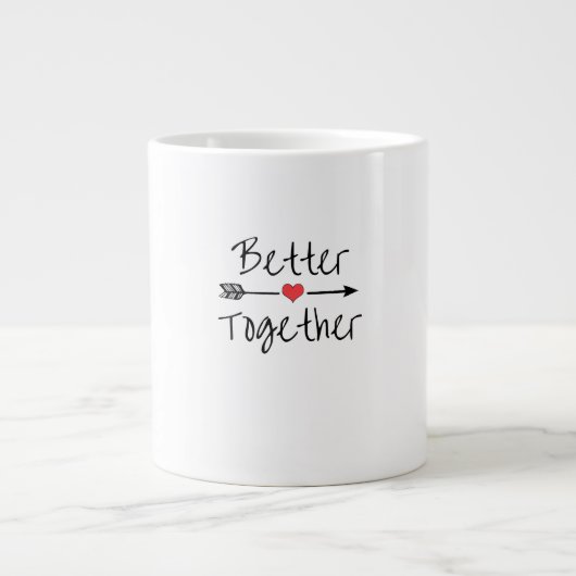 Better Together Moderne Esthetiek Grote Koffiekop (Voorkant)