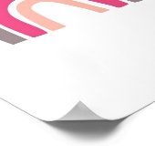 Better Together Rainbow Joyful Aesthetic  Poster (Hoek)