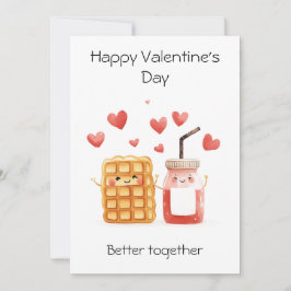 Better Together – Schattig en Grappig Valentijnsda Kaart