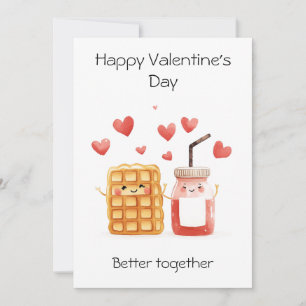 Better Together – Schattig en Grappig Valentijnsda Kaart