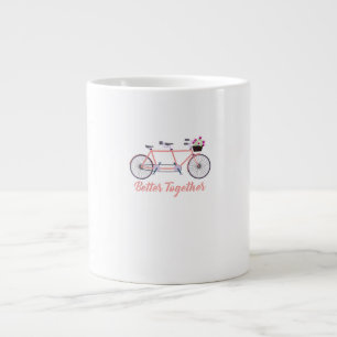 Better Together Tandem Fiets Samen Modern De Grote Koffiekop