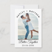 Better Together Valentine's Day gift Photo Bedankkaart (Voorkant)