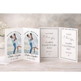 Better Together Valentine's Day Photo Feestdagen Kaart