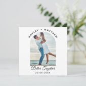 Better Together Valentine's Day Photo Feestdagenkaart (Staand voorkant)