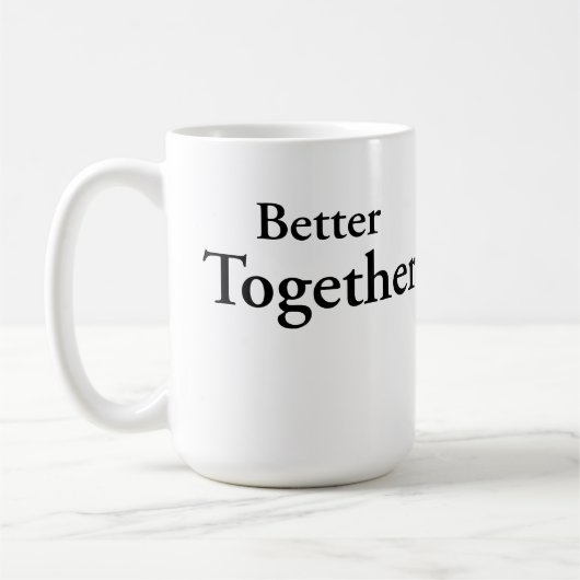 “Better Together” vindt ware kameraadschap Koffiemok (Links)