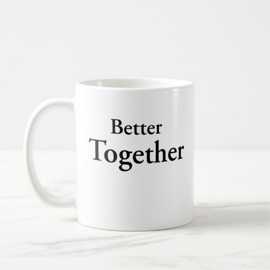 “Better Together” vindt ware kameraadschap Koffiemok (Links)