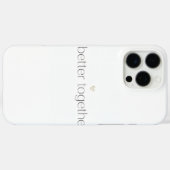 Better Together Wedding iPhone Case (Achterkant (horizontaal))