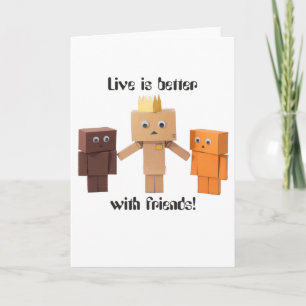 Better with friends kaart