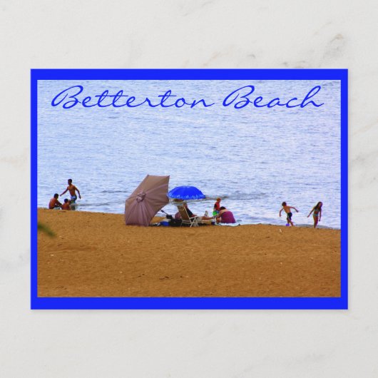 Betterton Beach Briefkaart (Voorkant)