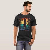 Betterton Beach Maryland Md Palm Tree Surfboard Su T-shirt (Voorkant volledig)